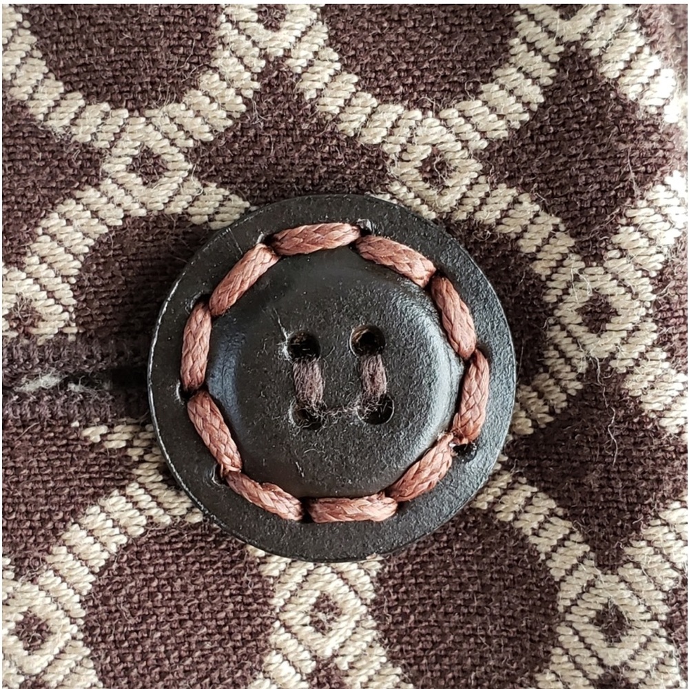Sigrid Olsen Long Blazer Single Breasted Brown Gold Vintage - Picture 5 of 17